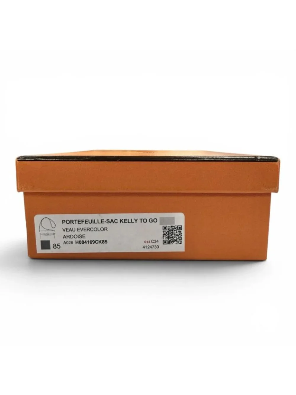 Hermes Kelly Wallet To Go Color Ardoise Silver Shoulder